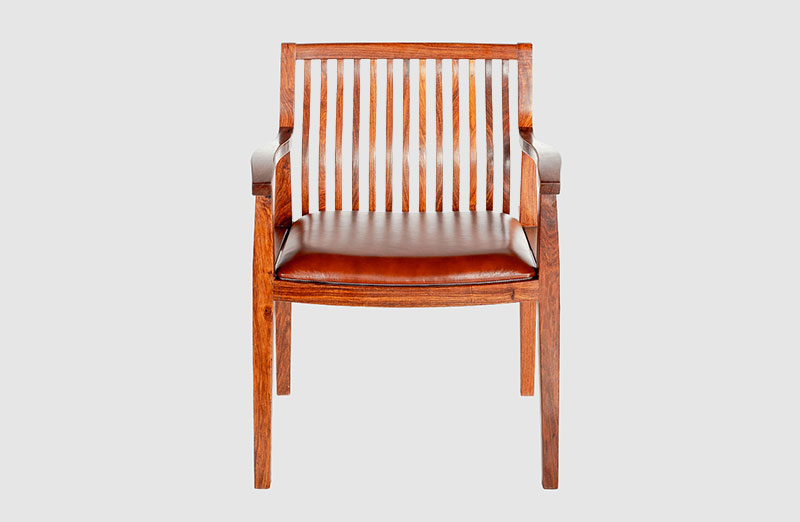 天水中式实木大方椅家具效果图